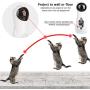 Cat Laser Toy, Automatic Rotating Laser Pointer for Cats, USB/Battery Charging Operated Pet Training Exercise Chaser Tool