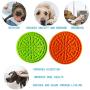 Silicone Dog Lick Mat in Slow Feeder Healthier Eating for Small Dogs Favorite Treats-2 Packs of Licking Pad