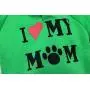 DroolingDog Dog Clothes I Love My Mom Hoodie Pet Puppy Shirts for Small Dogs DroolingDog Dog Clothes I Love My Mom Hoodie Pet Puppy Shirts for Small Dogs