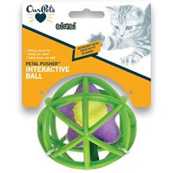 OurPets Flower in Cage, Petal Pusher Cat Toy