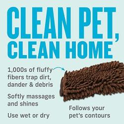 E-Cloth Pet Cleaning & Bathing Mitt, Perfect Cleaning with just Water