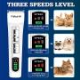 Petural Pet Hair Clippers-Dog Grooming Clippers Powerful-3 Speed Cordless Dog Clippers for Grooming Rechargeable-Professional Dog Trimmers Clippers-Heavy Duty for Small/Medium/Large Dogs&Pets