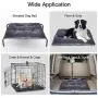 SHU UFANRO Dog Bed Crate Bed Washable Anti-Slip Dog Crate Pad Luxurious Self Warming Flannel Pet Bed for Large Medium Small Dogs and Cats 24''/30''/36''/42'' SHU UFANRO Dog Bed Crate Bed Washable Anti-Slip Dog Crate Pad Luxurious Self Warming Flannel Pet Bed for Large Medium Small Dogs and Cats 24''/30''/36''/42''