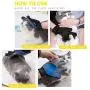 EJG New Version 1 Pair Pet Grooming Gloves with Hair Removal Brush, Deshedding Gloves to Brush and Remove Pet Hair, Dematter Deshedder for Dog, Cat, Horse with Long & Short Fur EJG New Version 1 Pair Pet Grooming Gloves with Hair Removal Brush, Deshedding Gloves to Brush and Remove Pet Hair, Dematter Deshedder for Dog, Cat, Horse with Long & Short Fur
