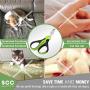 Professional Cat Nail Clipper & Claw Trimmer for Home Grooming Tool - Safe & Easy to Use. Best Pet Claw Scissors for Bunny Kitten Rabbit,Puppy,Guinea Pig,Ferret,Bird,Small Animals - FRIENDLY DESIGN