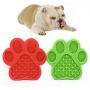 N/P Silicone Pet Dog Lick Pad Feeding Toys, Pet Bathing Distraction Pads,Slow Feeder Lick Mat with Strong Suction Outdoor