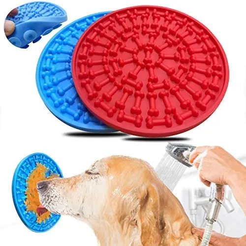 Lick Mat for Dogs Dog Lick Pad Lickimats for Dogs Dog Licking Mat Lickit Buddy for Dogs Dog Licking Pad for Anxiety Helpcook Dog Lick Pad Dog Bath Peanut Butter Lick Pad Dog Shower Lick Pad (2 PACK) Lick Mat for Dogs Dog Lick Pad Lickimats for Dogs Dog Licking Mat Lickit Buddy for Dogs Dog Licking Pad for Anxiety Helpcook Dog Lick Pad Dog Bath Peanut Butter Lick Pad Dog Shower Lick Pad (2 PACK)