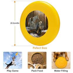 Pet Frisbee Flying Disc Dog Toy - Multifunction A General Before His King Tim Davis