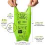 Compostable Dog Poop Bag, Poop Bags for Dogs, Extra-Long with Handles. Plant-Based Unscented Thick Leak-Proof Pet Waste Bag Refills. Highest ASTM D6400. Pet Supplies Support Doggy Rescue