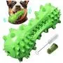 Dog Chew Toy Dog Toothbrush Chew Toys Dogs Squeaky Stick Dog Teeth Cleaning Toys for Aggressive Chewers Rubber Bite Resistant for Small Medium Large Dogs Pet Dental Oral Care