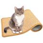Cat Scratching Mat, Anti-Slip Sisal Cat Scratcher Pad, No More Torn Cardborad Scratch Play/sleep/cat Litter/door Mats, for Cat Grinding Claws, Protect Furniture Carpets & Sofas (23.6'' X 15.7'')