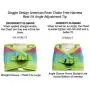 DOGGIE DESIGN American River Dog Harness Ombre Collection - Raspberry Sundae (L (19'' - 21'' Girth)