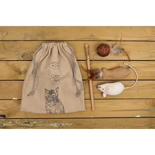 Banbury & Co Luxury Cat Toy Gift Set Banbury & Co Luxury Cat Toy Gift Set