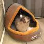 Chenyouwen Pet Beds Great Pet Dog Cat Warm Soft Bed Pet Cushion Dog Kennel Cat Castle Foldable Puppy House with Toy Ball, Size:L(Camel Color) (Color : Camel Color) Chenyouwen Pet Beds Great Pet Dog Cat Warm Soft Bed Pet Cushion Dog Kennel Cat Castle Foldable Puppy House with Toy Ball, Size:L(Camel Color) (Color : Camel Color)