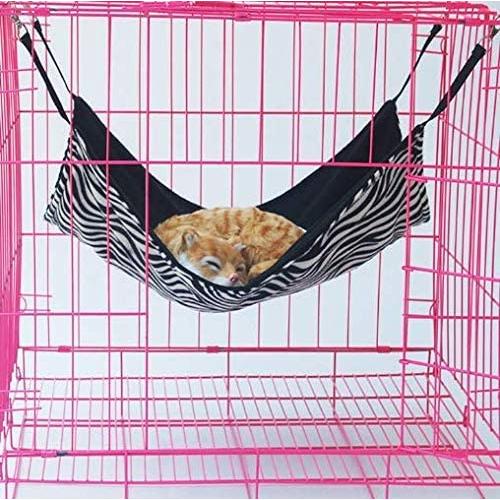 OCSOSO Cat Hammock Kitten Pet Cage Hammock Bed Hanging Soft Under Chair for Kitten Ferret Puppy or Small Pet