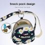 Didog Soft/Cosy Fleece Dog Vest Harness and Leash Set with Cute Bags,No Pull Escape Proof Puppy Harness,Cute Daisy Pattern/Back Openable,Fit Walking Small Dogs, Cats