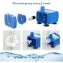 KutoraWorks Replacement Pump for Veken 84oz/2.5L Cat Water Fountain and isYoung Cat Fountain with Adaptor and Cleaning Brush