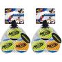 Nerf Dog Tennis Ball Dog Toy with Interactive Squeaker, Lightweight, Durable and Water Resistant, 2.5 Inches, for Small/Medium/Large Breeds, Six Pack,