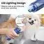 BOIROS Dog Nail Grinder, 3 Speed Pet Nail Grinder for Dogs, Electric Dog Nail Trimmer with LED Light, 3 Ports Cat Nail Grinder Rechargeable for Painless Paws Grooming for Large Small Medium Dogs Cats BOIROS Dog Nail Grinder, 3 Speed Pet Nail Grinder for Dogs, Electric Dog Nail Trimmer with LED Light, 3 Ports Cat Nail Grinder Rechargeable for Painless Paws Grooming for Large Small Medium Dogs Cats