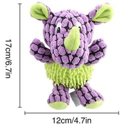 IFOYO Dog Plush Toy, Pet Dog Toy Tough Dog Squeaky Toy Cute Dog Teething Toy for Small Puppy Dogs