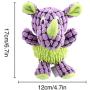 IFOYO Dog Plush Toy, Pet Dog Toy Tough Dog Squeaky Toy Cute Dog Teething Toy for Small Puppy Dogs