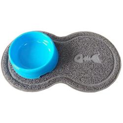 Wenosda Pet Food/Feeding/Bowl Mat/Pad for Dog & Cat