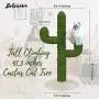 Bobocawa 41'' Cactus Tall Cat Scratching Post - Cactus Cat Scratcher with Sisal Rope Cat Tree Climbing Frame - Teasing Wand Set Included