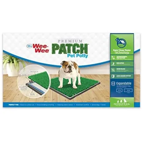 Four Paws Wee-Wee Premium Patch Indoor and Outdoor Pet Potty 24.5'' x 25.7'' Four Paws Wee-Wee Premium Patch Indoor and Outdoor Pet Potty 24.5'' x 25.7''