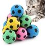 10 pcs/Lot Eva Colorful Ball Cat Toy Pet Foam Football Toys Outdoor Play Pet Toys