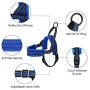 Lukovee Walking Dog Harness and Leash, Heavy Duty Adjustable Puppy Harness Soft Padded Reflective Vest Harness Anti-Twist 4FT Pet Lead Quick Fit Lightweight for Small Dog Cat