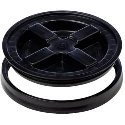 Gamma Seals Airtight & Leakproof Lid for 3.5 to 7 Gallon Buckets, Black (4123)