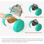 Balance Swing Car Treat Dispensing Toy for Cats and Dogs - Bear Head Shaped IQ Treat Ball (Slow Feeder, Active Feeder, pet Puzzle Toy, Treat Dispensing Toy and Interactive pet Toy in one)