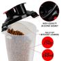 Lenlorry Dog Water Bottle Dog Travel Bowls Water Food Container with Dual Collapsible Dog Bowls Outdoor Pet Bowls for Dog Cat Puppy Kitten Rabbit Walking Hiking Traveling