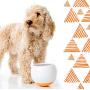 ALL FUR YOU Wobbling Moving Food Bowls. Slow Feeder Dog Bowl Cat Bowl Fun Feed Slower Eating Puzzle Maze Extra Challenge Promotes Healthy Eating Foraging for Dogs to Slow Down Eating Large and Small