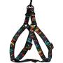 CollarDirect Floral Dog Harness Nylon Pattern Flower Print Step-in Soft Adjustable Pet Harnesses for Dogs Small Medium Large Puppy