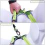 ThinkPet Upgraded Comfortable Dog Harness - Full Adjustable Reflective Vest Harness with Control Handle, Neoprene Padded Dog Vest, Unique Design Outdoor Nylon Harness
