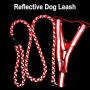 Rope Dog Chest Harness Leash,4 FT Reflective Dog Leash - Mountain Climbing Nylon Braided Heavy Duty Dog Training Leash for Large and Medium Dogs,Send Dog Treat Ball Toy