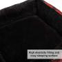 Hollypet Pet Bed for Small Medium Dogs and Cats Rectangle Plush Self-Warming Puppy Sofa Mat Cushion, 24 x 22 x 6 inches