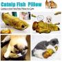3 Pack Electric Fish Cat Toys,Rosyclo Flopping Fish Catnip Toy,Realistic Plush Simulation Floppy Fish,Self Moving Wiggle Fish,Pets Interactive Supplies Chew Pillow Kicker for Indoor Cats Kitty Kitten