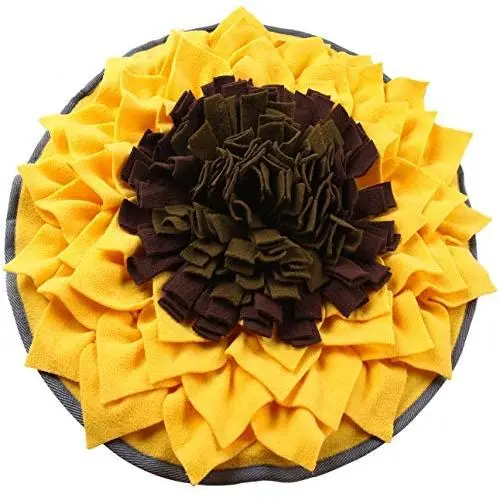 Meijienn Dog Snuffle Mat, Dog Puzzle Toys Interactive Feed Game for Boredom, Pet Feeding Mat Nosework Blanket for Foraging Skills and Stress Release Puzzle Toy for Cats Dogs, Machine Washable Meijienn Dog Snuffle Mat, Dog Puzzle Toys Interactive Feed Game for Boredom, Pet Feeding Mat Nosework Blanket for Foraging Skills and Stress Release Puzzle Toy for Cats Dogs, Machine Washable