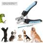 HeyPX Dog & Cat Nail Clippers, Pets Trimmer with Nail File, Safety Guard to Prevent Overcutting, Razor Sharp Blade, Professional Grooming Tool for Large and Small Animals Red