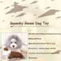 Pet Mallard Duck Dog Toy for Aggressive Chewers Dog, Wild Goose Puzzle Training Toys, Dog Chew Toys with Squeakers for Boredom, Cute Soft Pet Toy for Small Medium Dogs（Brown）