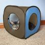 Kitty City Pop-up Cat Cube, Cat Tunnel, Cat Bed, Tunnel, Cat Toys, for Cat and Kitty, Rolling Cat Cube