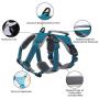 BELPRO Multi-Use Support Dog Harness, Escape Proof No Pull Reflective Adjustable Vest with Durable Handle, Dog Walking Harness for Big/Active Dogs