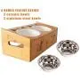 Lepet Elevated Dog Cat Bowls, Raised Pet Feeder Solid Bamboo Stand Perfect for Cats and Small Dogs (4 Bowls Incline) Lepet Elevated Dog Cat Bowls, Raised Pet Feeder Solid Bamboo Stand Perfect for Cats and Small Dogs (4 Bowls Incline)