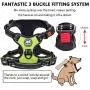 PoyPet Dog Harness No Pull, Reflective Adjustable No Choke Pet Vest with Front & Back Clips, Soft Control Training Handle for Large Dogs (Green, XL) PoyPet Dog Harness No Pull, Reflective Adjustable No Choke Pet Vest with Front & Back Clips, Soft Control Training Handle for Large Dogs (Green, XL)