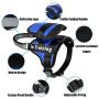 PAWDAY Dog Harness No-Pull Training Pet Harness Adjustable Reflective Breathable Outdoor Pet Vest with Handle for Dogs Easy Control for Small Medium Energetic Heavy Fierce Dog