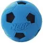 Nerf Dog Soccer Ball Dog Toy with Interactive Crunch, Lightweight, Durable and Water Resistant, 3 Inches, For Small/Medium/Large Breeds, Two Pack, Blue and Green