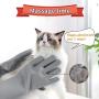 LMTIC Pet Grooming Gloves for Cat & Dog, Dog Bathing Brush with Long Bristles,Heat Resistant Silicone Pet Hair Removal Gloves, Unique Gift for Pet