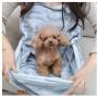 Creation Core Small Dog Cat Sling Accompany Carrier Bag Hands-Free Shoulder Carry Soft Breathable Cotton Pet Apron Indoors